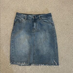 Main Street Exchange denim skirt